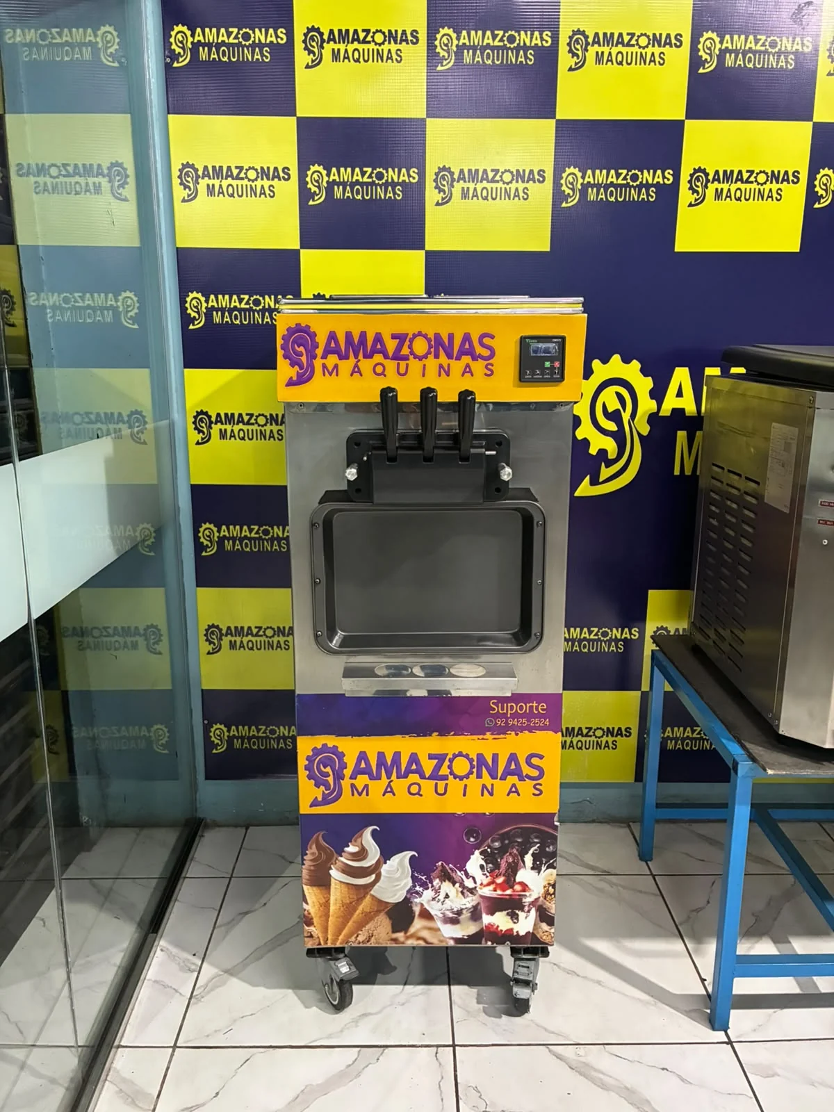 Máquina Premium Amazonas Máquinas, exibida inteira